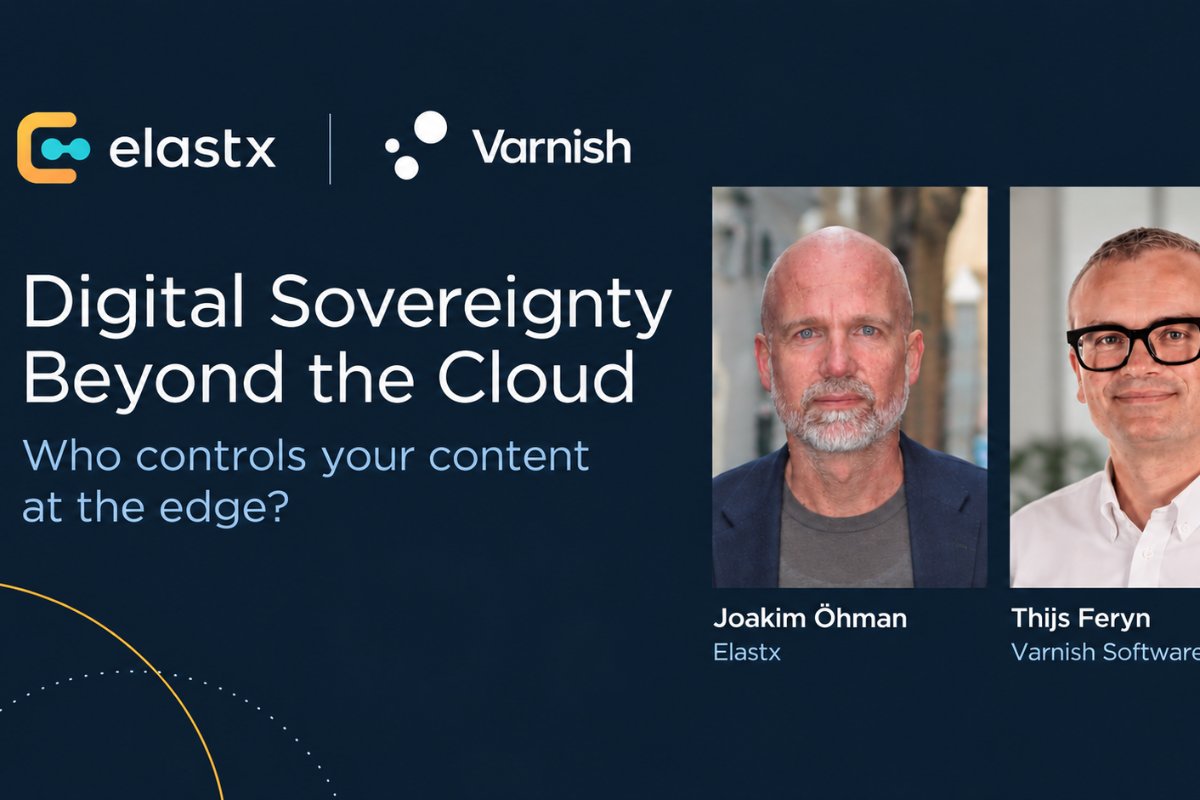 webinar with Joakim Öhman, Elastx and Thijs Feryn, Varnish
